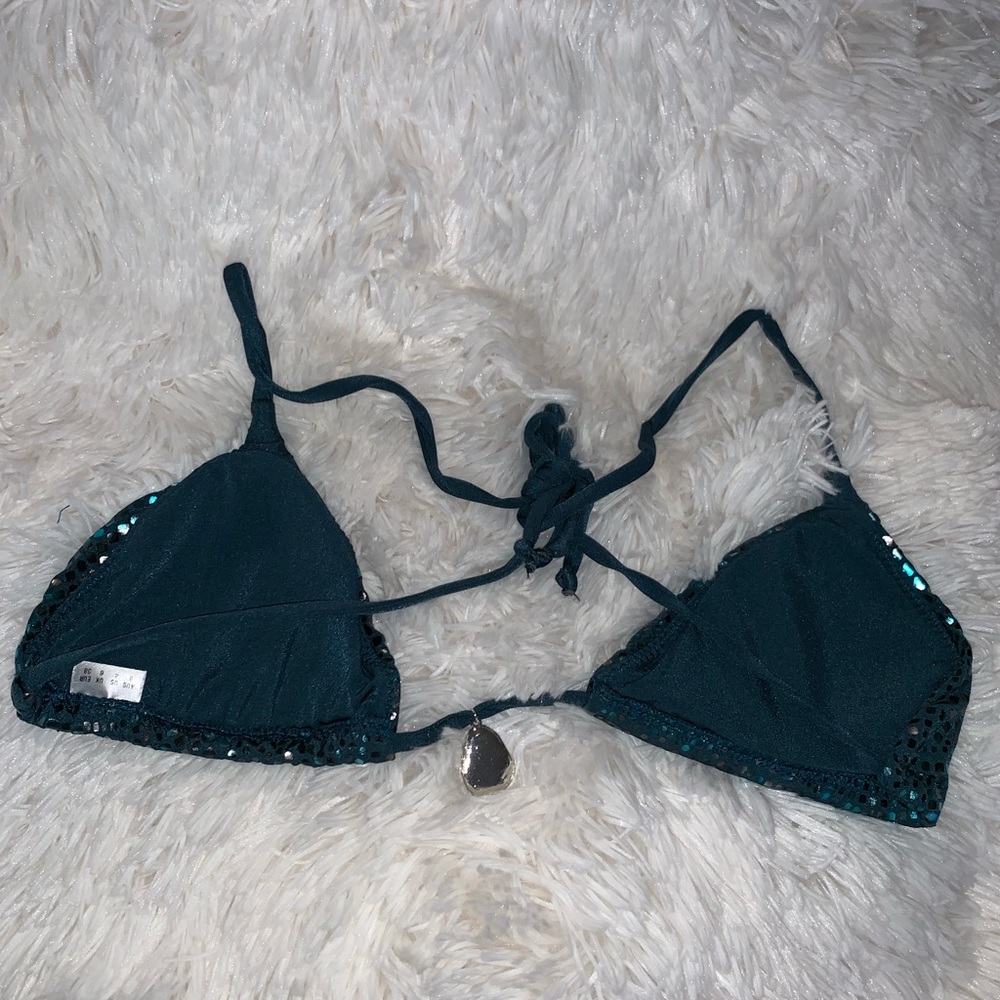 Tigerlily women’s green dazzle mermaid bikini set - Picture 4 of 5